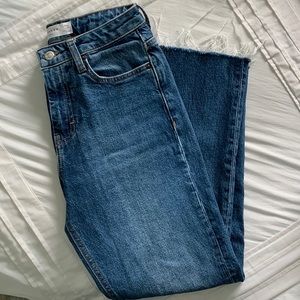 Topshop Crop Straight Leg Jeans